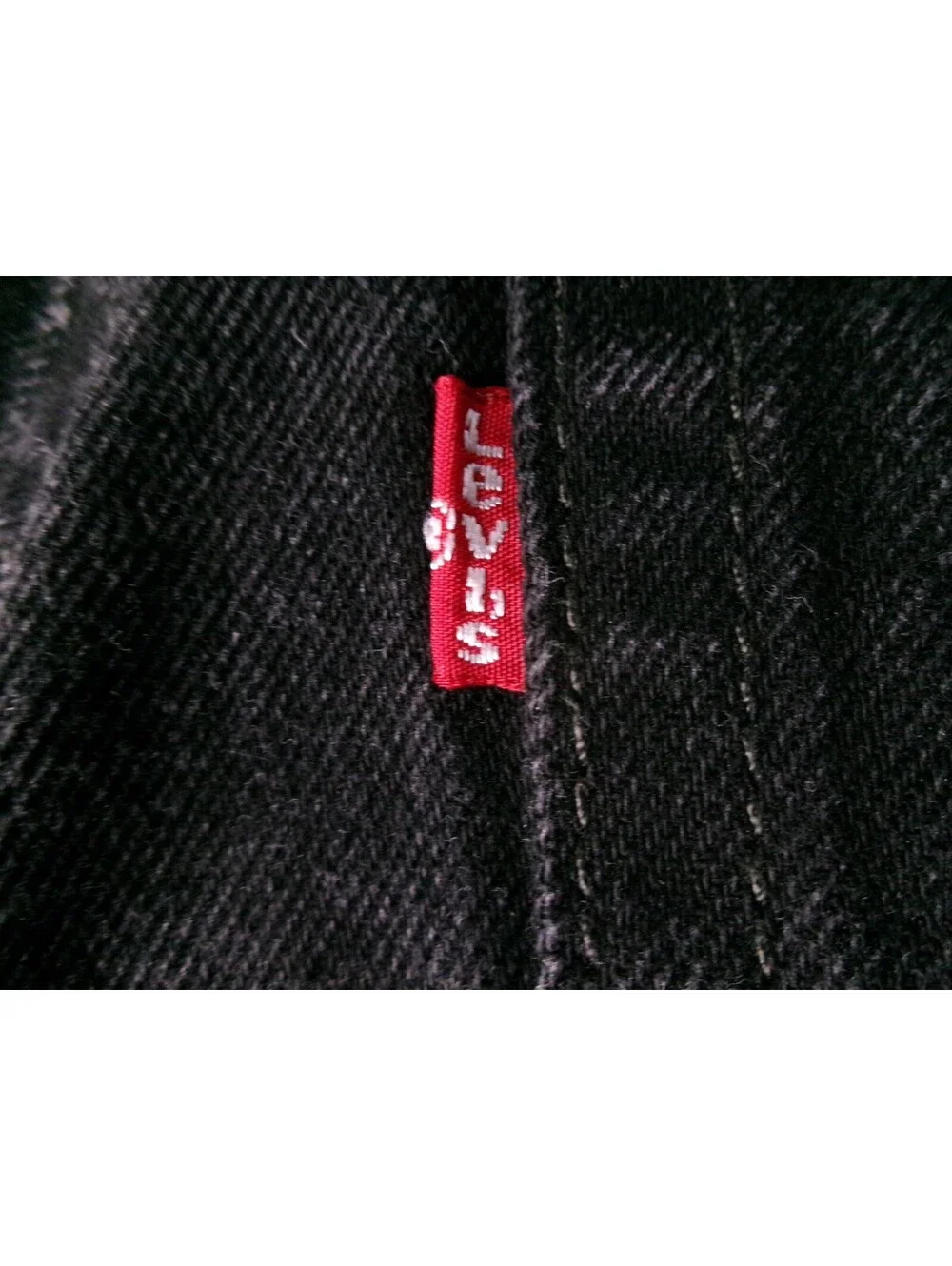 Levi's 505 Straight Fit Jeans Mens 31x30 Black Denim 100% Cotton